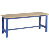 Etabli simple hêtre multiplis L/l : 180 x 75 cm Bleu RAL 5015