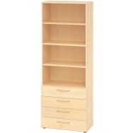 Étagère à 4 tiroirs et 4 niveaux Advanced - Hammerbacher