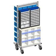 Etagère mobile équipée de bacs ProPlus Depot-L RD 194