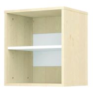 Etagère murale Confetti largeur 47 cm - bouleau/blanc