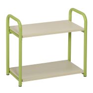 Etagère murale Evolution 2 tablettes coloris Anis