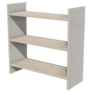 Etagère murale Identité 3 niveaux Argent/Pin