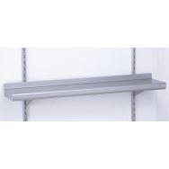 Etagère murale à crémaillère larg. 390mm 1 Niveau 390 x 800mm