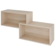 Etagère murale double EDY -Enond Mobilier