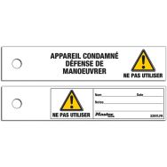 Étiquette de consignation