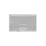 Etui-carte - 1 face cristale / 1 face dépolie