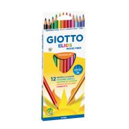 Etui 12 crayons 18 cm Elios tri Omyacolor Giotto