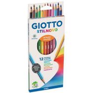 Etui 12 crayons couleurs assorties Omyacolor Giotto Stilnovo 2