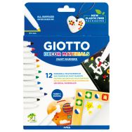 Etui 12 feutres décor materials Giotto