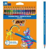 Etui 36 crayons couleurs ass. BIC Kids Evolution Ecolutions