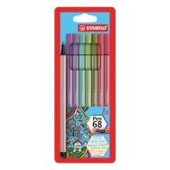 Etui 8 feutres Pen 68 couleurs ''cocooning''