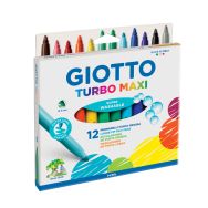 Etui carton 12 feutres pointe extra large