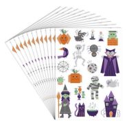 Etui de 12 planches gommettes Halloween