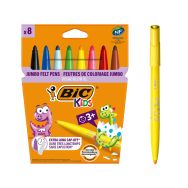 Etui de 8 feutres grosse pointe Visacolor Bic