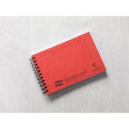 Europa Revision Cards reliure intégrale Rouge 15,2x10,2cm 50 feuilles ligné papier 160g