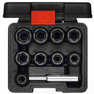 Extracteur de rainures en spirale 1/2 SW10-19mm 10 pcs.