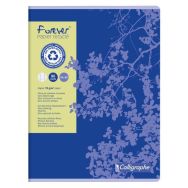 FOREVER, Cahier piqué 24x32 96p séyès 70g recyclé