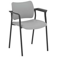 Fauteuil Amets 4 pieds assise et dos enduit PVC - Sokoa