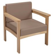 Fauteuil Autize structure Naturel PVC Terre