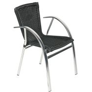 Fauteuil Bahamas Noir
