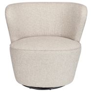 Fauteuil Barnabé pivotant Lin