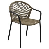 Fauteuil CAPRI rope/alu Proloisirs