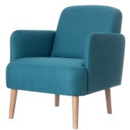 Fauteuil Duncan pied hêtre revêtement tissu poyester Paperflow