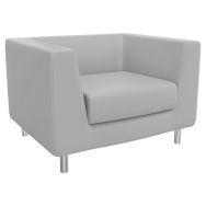 Fauteuil Florin finition enduit PVC EN 1021-1/2- Manutan Expert