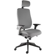 Fauteuil Harmonia acc.régl.+têtière - Manutan Expert