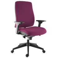 Fauteuil Harmonia accoudoirs réglables Magenta