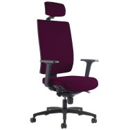 Fauteuil KIO HD Tapissé avec Têtière Acc Reg Fuschia