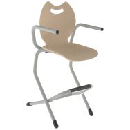 Fauteuil Lila II double AST maternelle T7 coque Bandana bois naturel - gris 9006