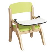 Fauteuil Lili avec tablette amovible T0 coloris vert