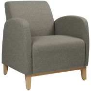 Fauteuil Marsan pied hêtre tissu polyester GGI
