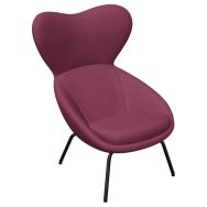 Fauteuil Scadio 4 pieds dos haut assise tissu polyester