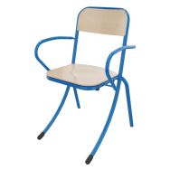 Fauteuil Trévise AST accotoirs tube Mobidecor