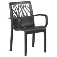 Fauteuil Végétal polypropylène recyclé - anthracite