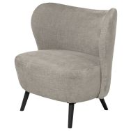 Fauteuil bas Oporto gris clair
