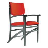 Fauteuil bridge Mikado assise/dossier abaka - structure hêtre Sunset Creation