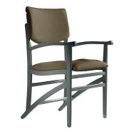 Fauteuil bridge Mikado assise/dossier ginkgo - structure hêtre Sunset Creation