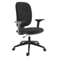 Fauteuil de bureau Alaia contact permanent noir