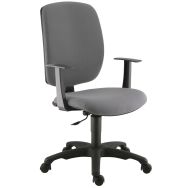 Fauteuil de bureau Kaola dossier haut coloris gris