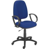 Fauteuil de bureau Mars contact permanent coloris bleu