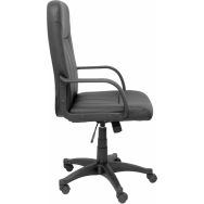 Fauteuil de direction Villa similicuir noir