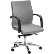 Fauteuil de direction bas Dama - Revêtement cuir - Quadrifoglio
