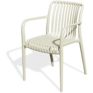 Fauteuil de jardin empilable en polypropylène - City Garden