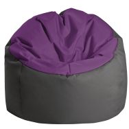 Fauteuil pouf déhoussable Bowie Original - aubergine