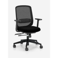 Fauteuil synchrone dos résille accotoirs 1D inclus