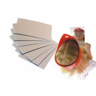 Feuille miroir rectangulaire à découper (Pochette de 8)
