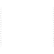 Feuilles listing blanc 380x11 1pli bandes détachables 70g